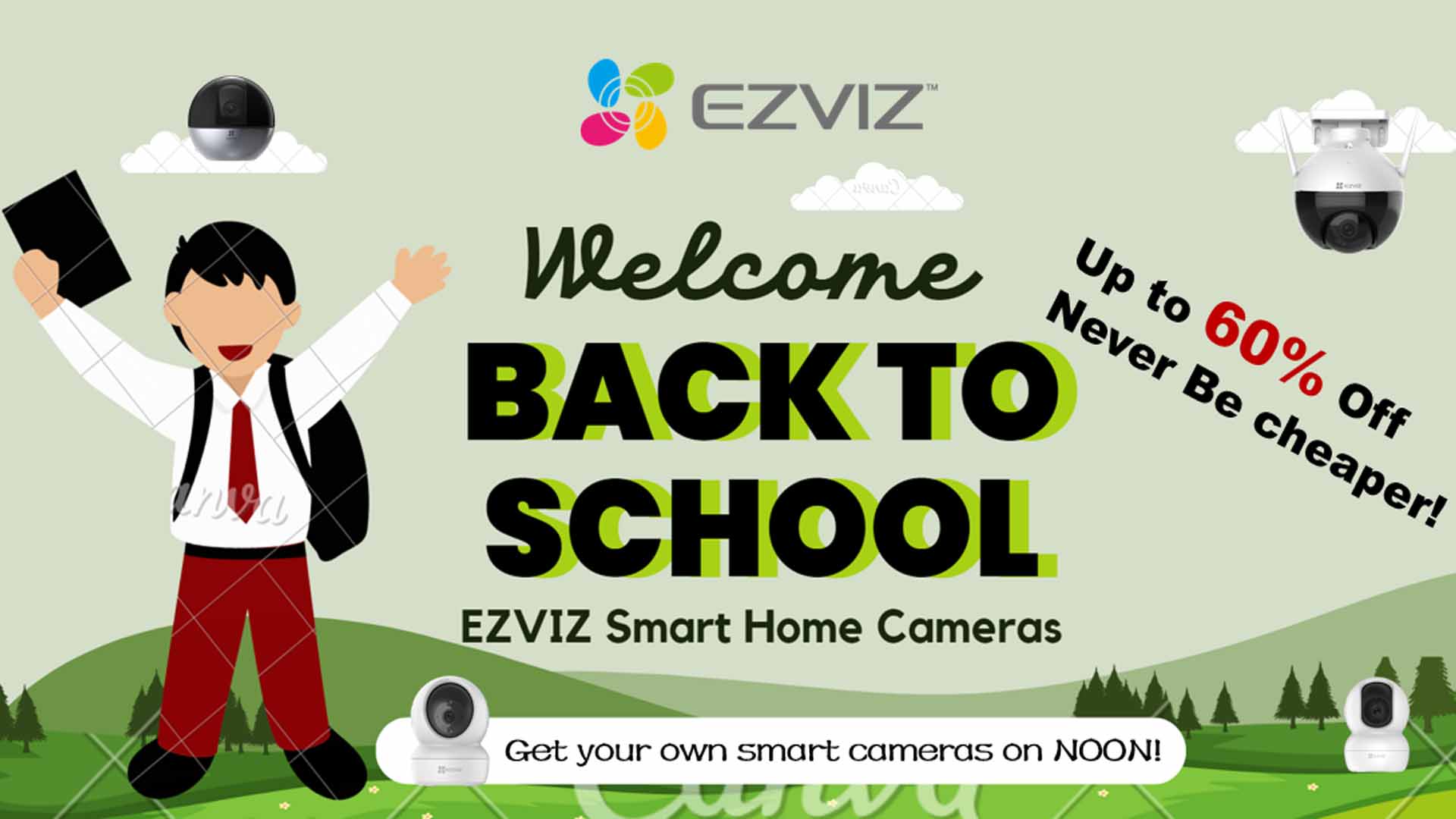 EZVIZ Celebrates Back to School Season in Saudi Arabia with Eco-Friendly Promotions and Global Green Initiatives